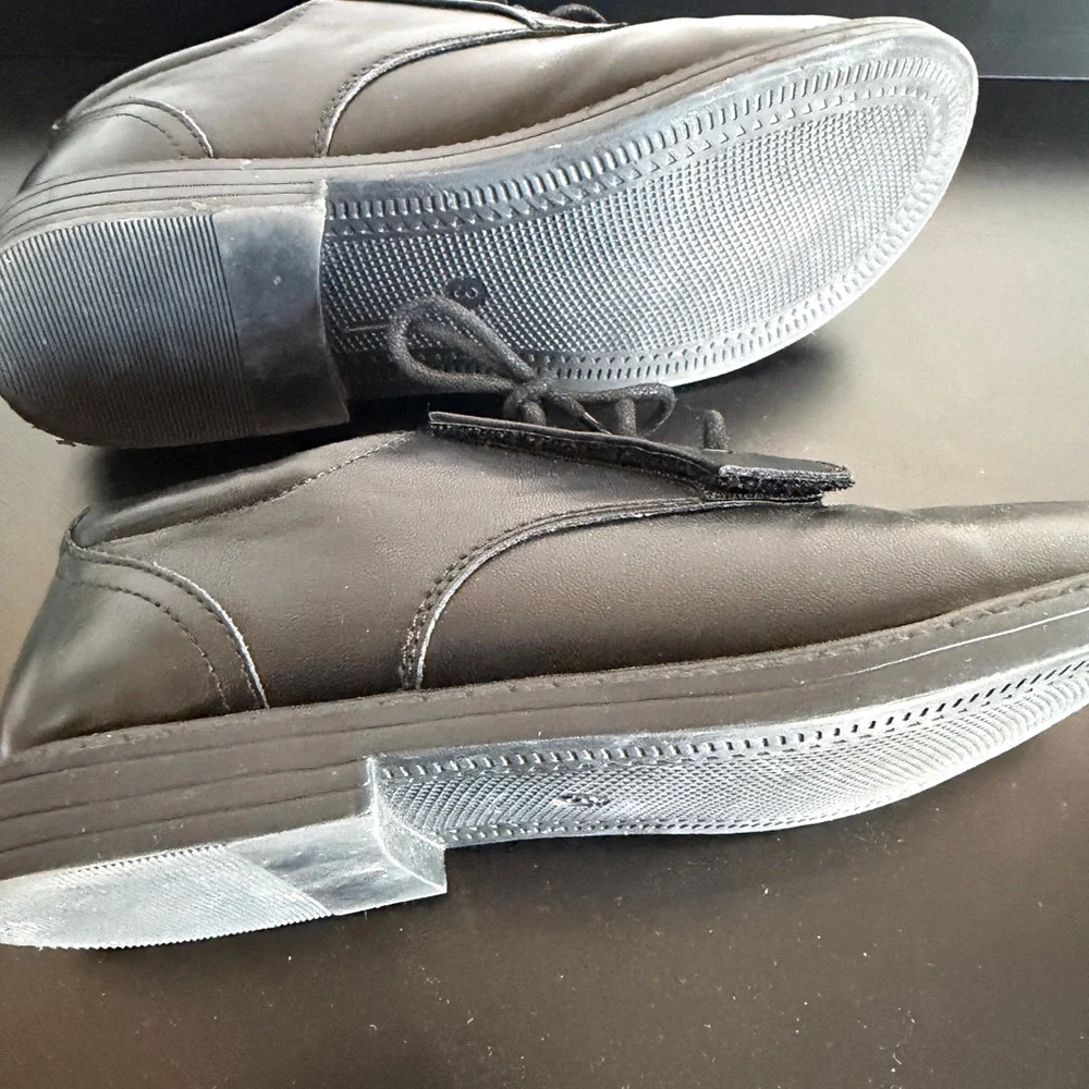 Elegant Black Kids Dress Shoes